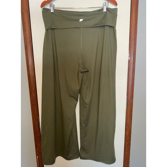 NWT Fabletics High-Waisted Foldover Green Pants Size XL - Picture 5 of 10